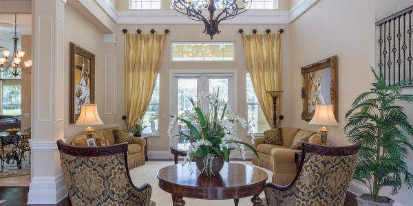 Elegant luxury property exterior shot