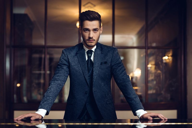 Portrait of a handsome man