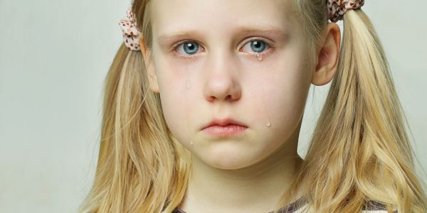 A Child crying for help