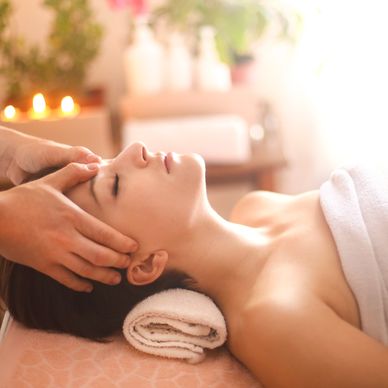 Relaxing treatments at Chillax yoga festival