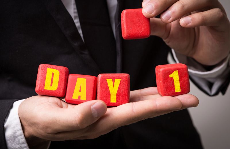 Day 1 sign