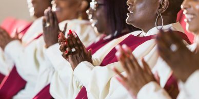 Altar servers in action