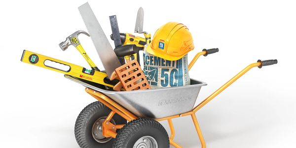 Wheelbarrow Full of Tools