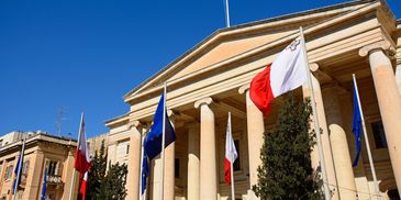 photo of malta law courts in valletta
