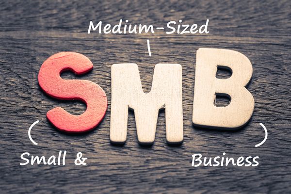 letters SMB with definitions small & medium sized business