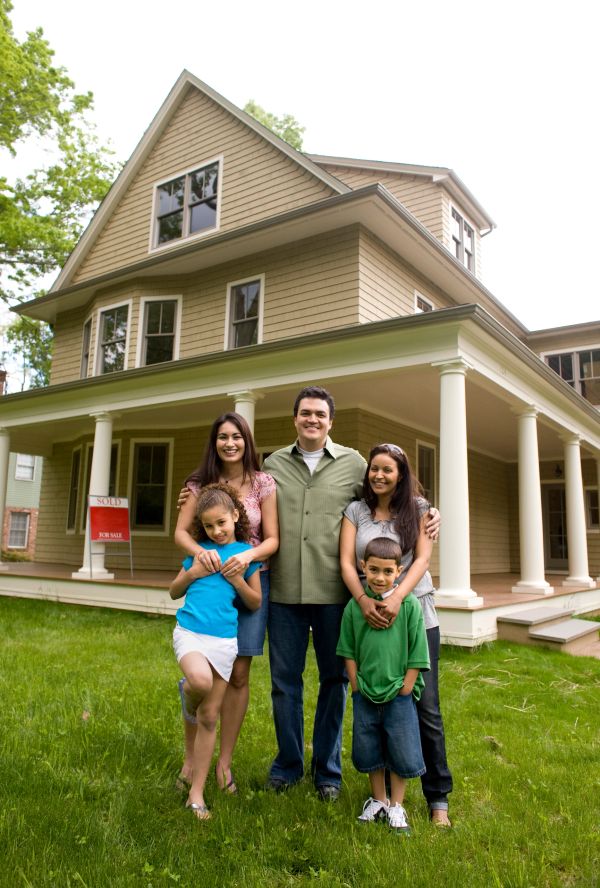 Agent showcasing a beautiful home.