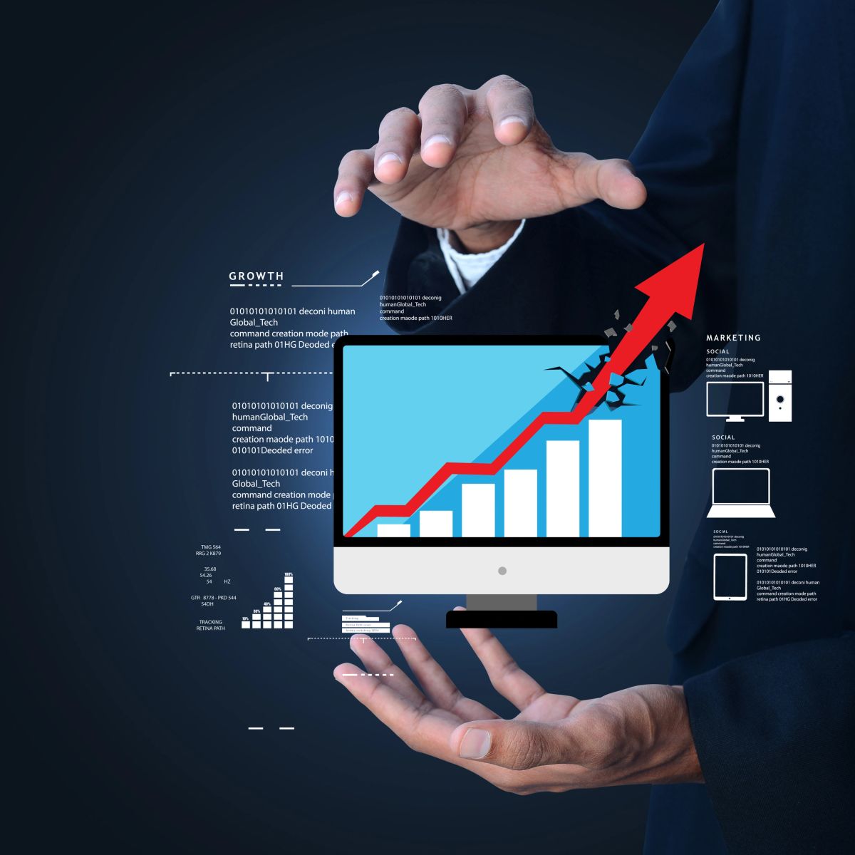 Marketing contact image