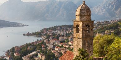 Old Steeple in Kotor, Montenegro 