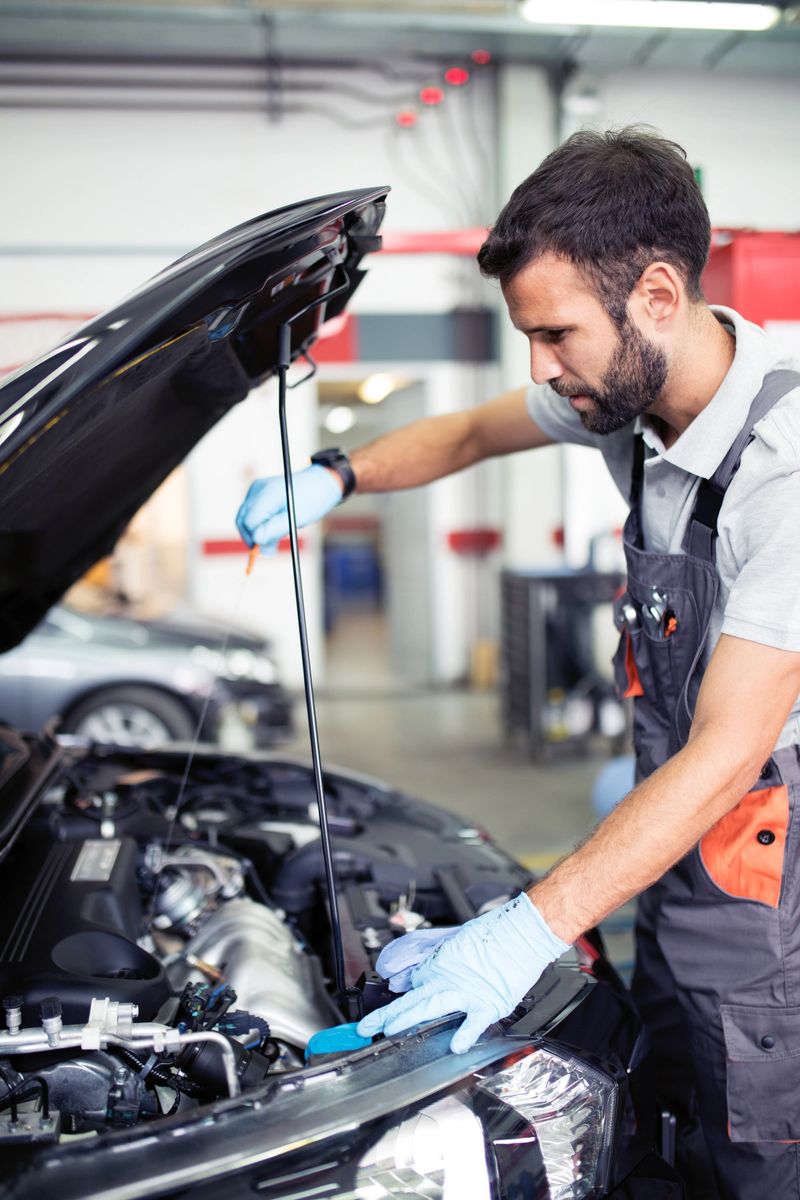 At car service