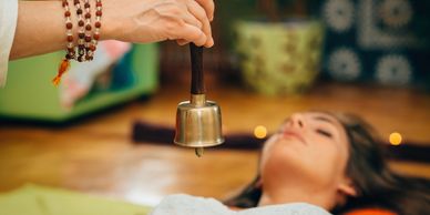 End-of-life bedside sound bath service providing gentle sound therapy for relaxation, spiritual comf