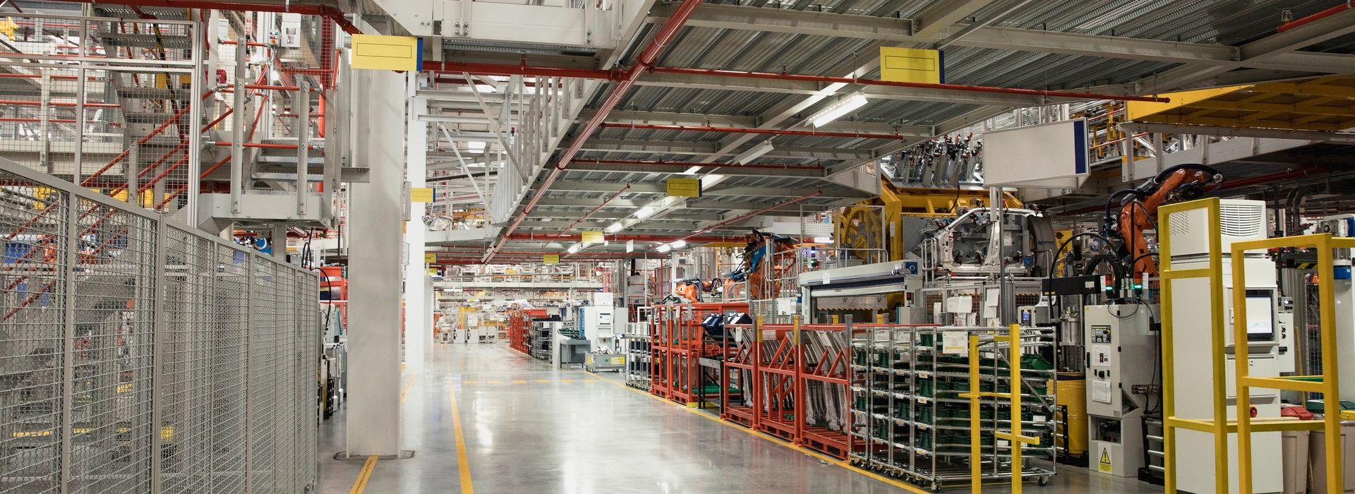 Industrial factory large-scale electrical installation