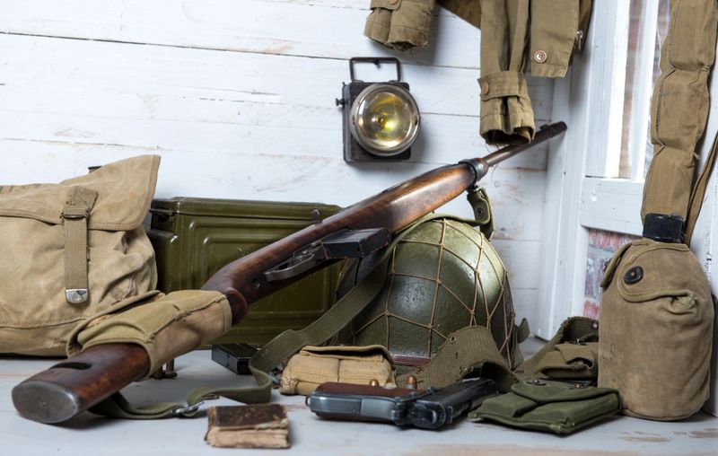 the U.S. military equipment and weapons of World War II
