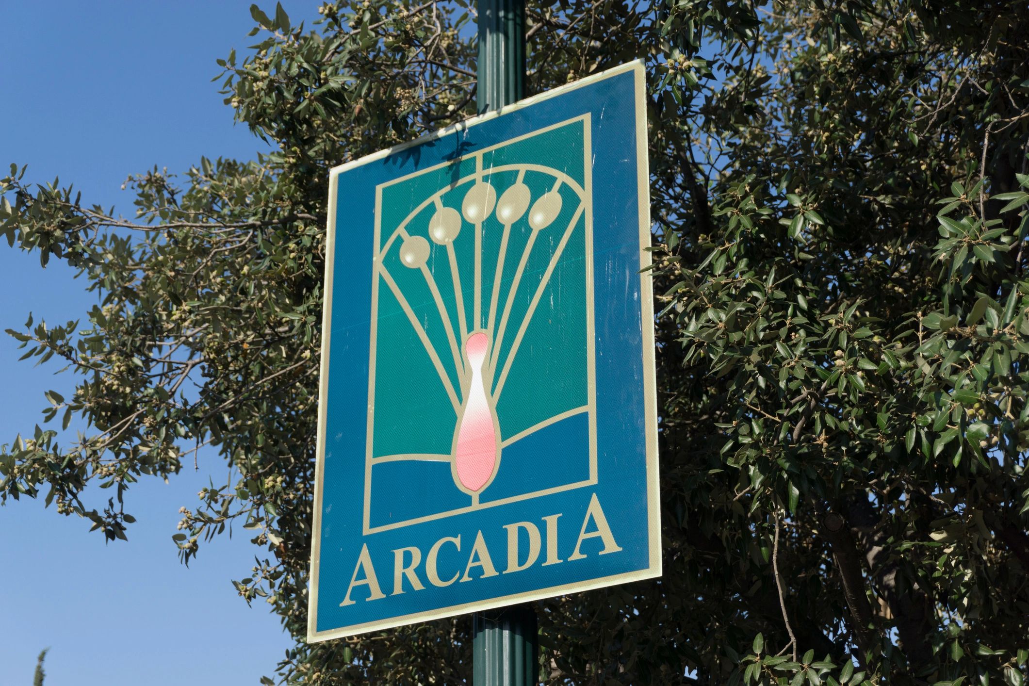 Public Sign for Arcadia, California