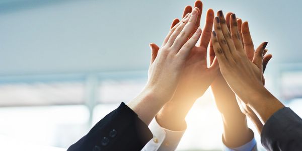A group of people symbolizing teamwork