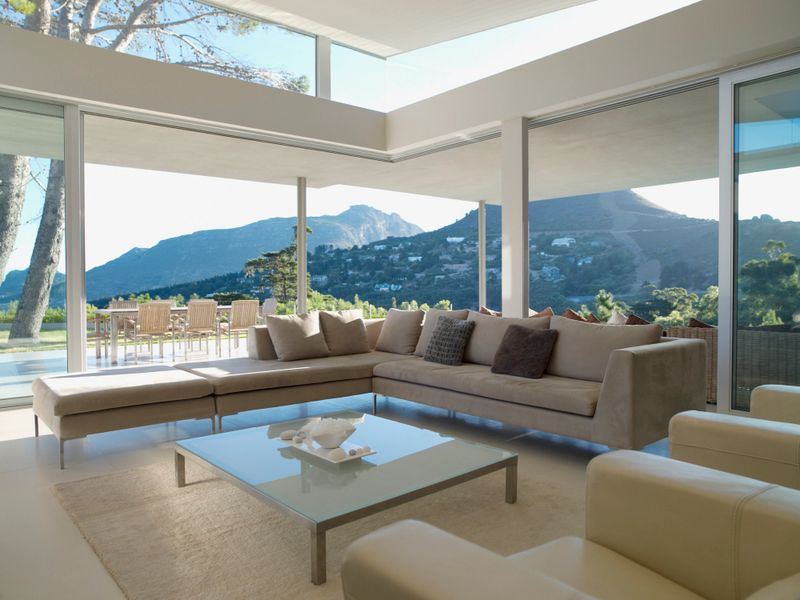 Living room in modern home