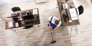 commercial cleaning.