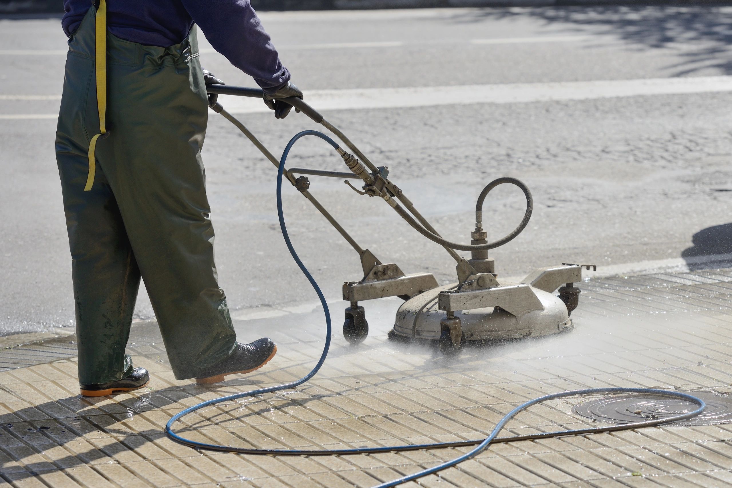 Driveway cleaning