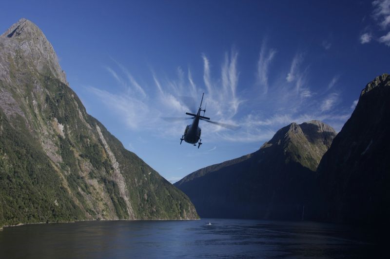 Helicopter on the sounds.