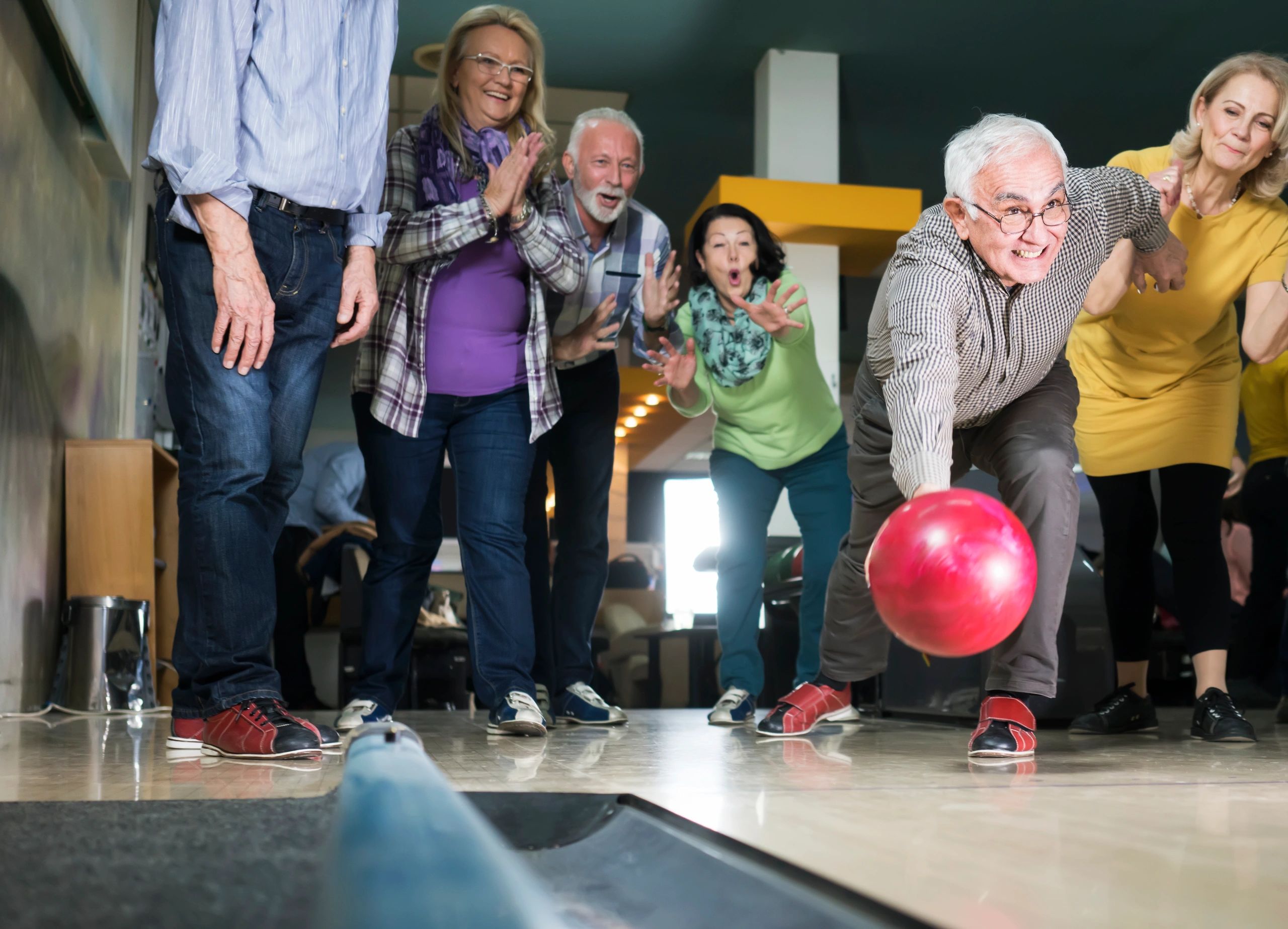 Family-Friendly Bowling Action