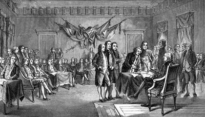 Signing the Declaration of Independence
