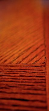 Refined hardwood flooring.