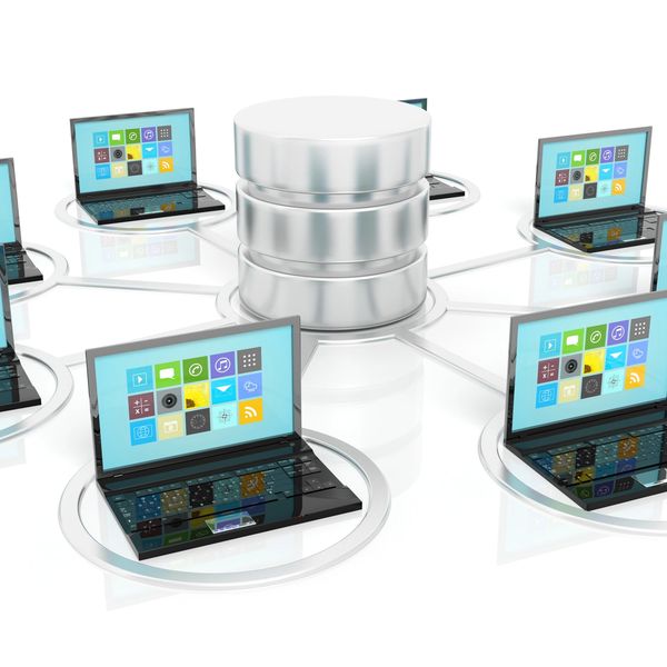 Database, Networking, Data sharing, Cloud computing, Server, Data storage, Network infrastructure
