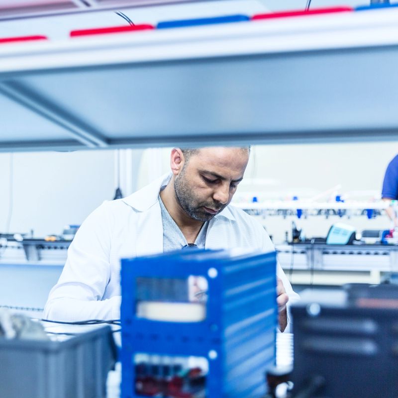 Scientist Working in Laboratory
