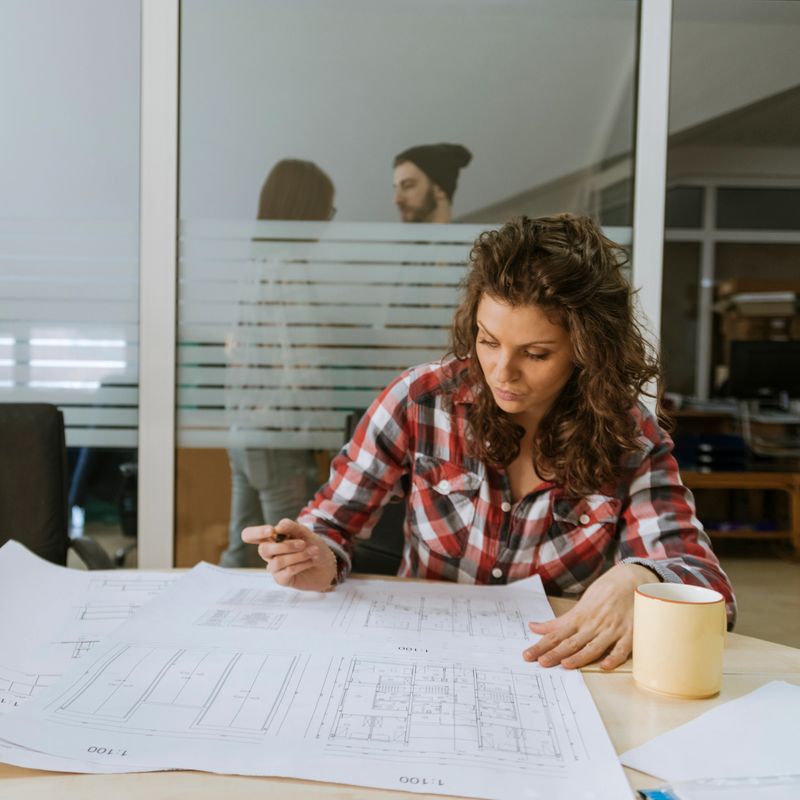 Start Up Team Of Freelancers In The Office Planning