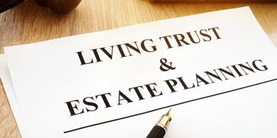 Document titled Living Trust &amp; Estate Planning.