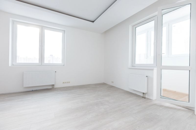 Building is a new house for the installation interior construction of housing