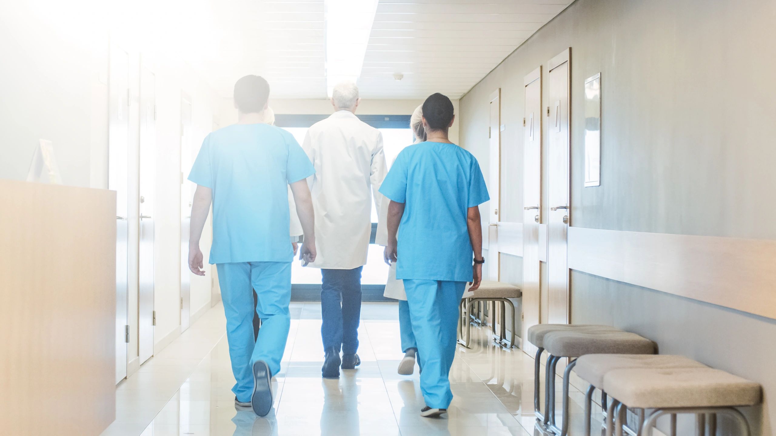 Healthcare team of nurses and doctors — StaffExpress UK