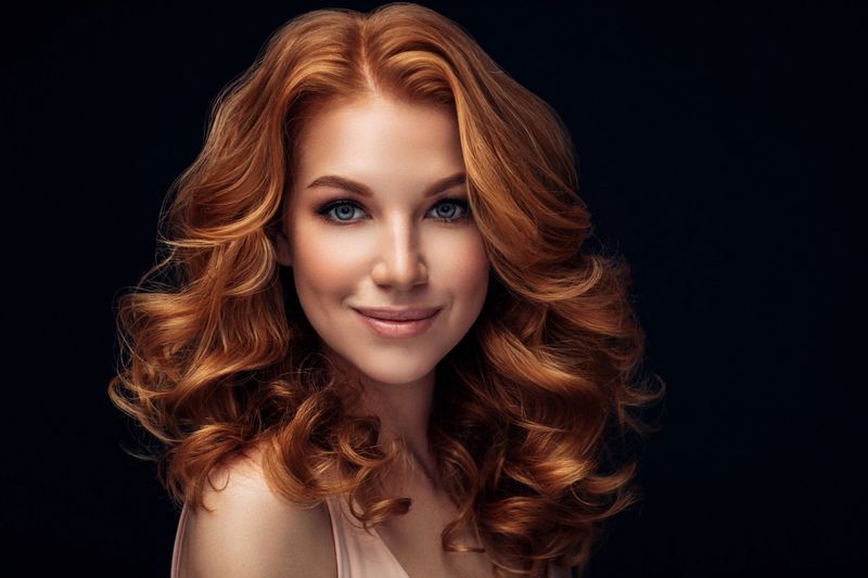 Red haired woman