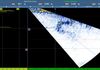 PAUT sectorial image of hydrogen induced cracking (HIC) discovered in a vessel shell course.  