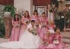 Custom Bridesmaids and matching Flowergirls