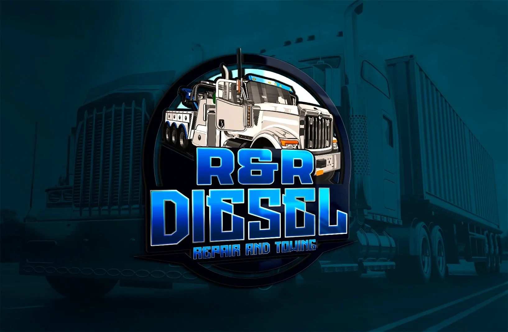 R and R 24/7 Towing logo