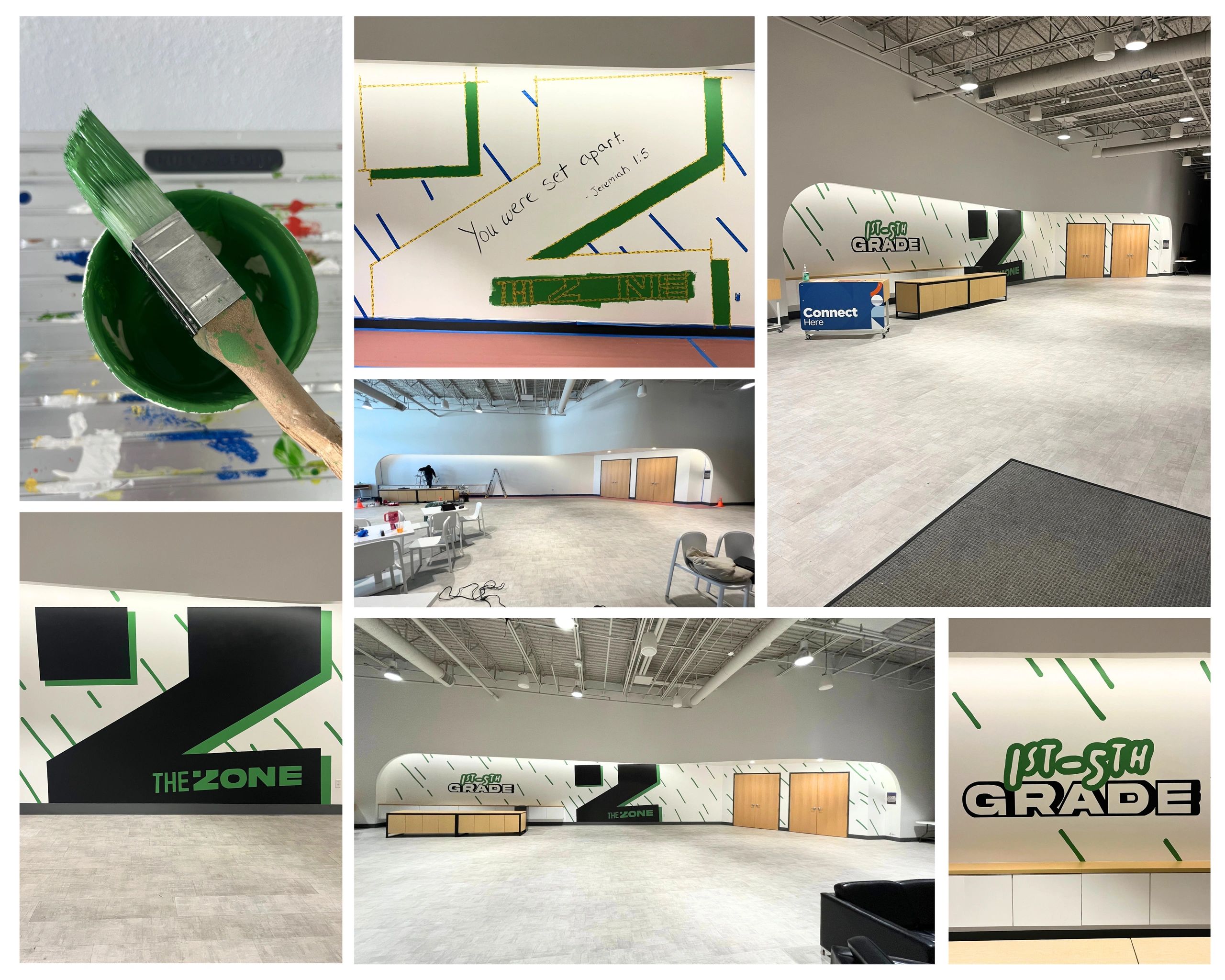 Mural, church mural, Grace Family Church, Florida Paints, Zibra Paintbrushes, Adorn Murals, mural ar