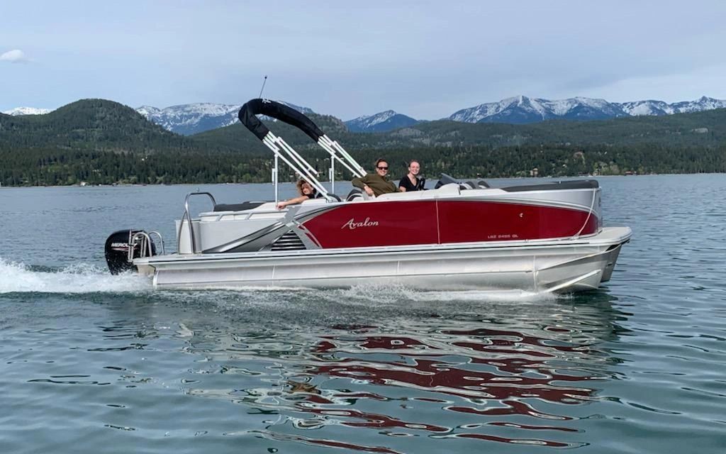 "Grizzly" 2022 24' TriToon, In Bigfork MT,