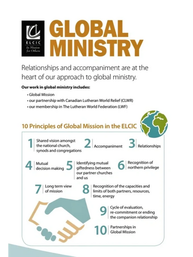 Image from the 2022 ELCIC Global Mission Brochure for Congregations. Artwork by Catherine Crivici.