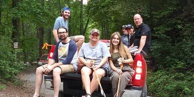 Working w/ Cold Creek we cleaned up 380 pounds of litter in & around the Holly Creek swimming area.