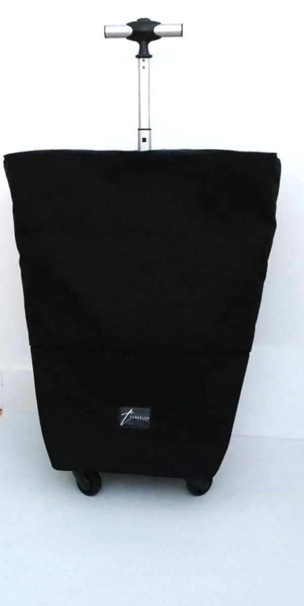 Threeler - travel backpack with wheels carry-on size
