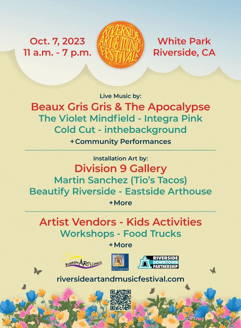 Riverside Art & Music Festival 2023: All Activities Promo