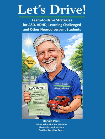 Let's Drive! book cover featuring the author Ron Parrs
