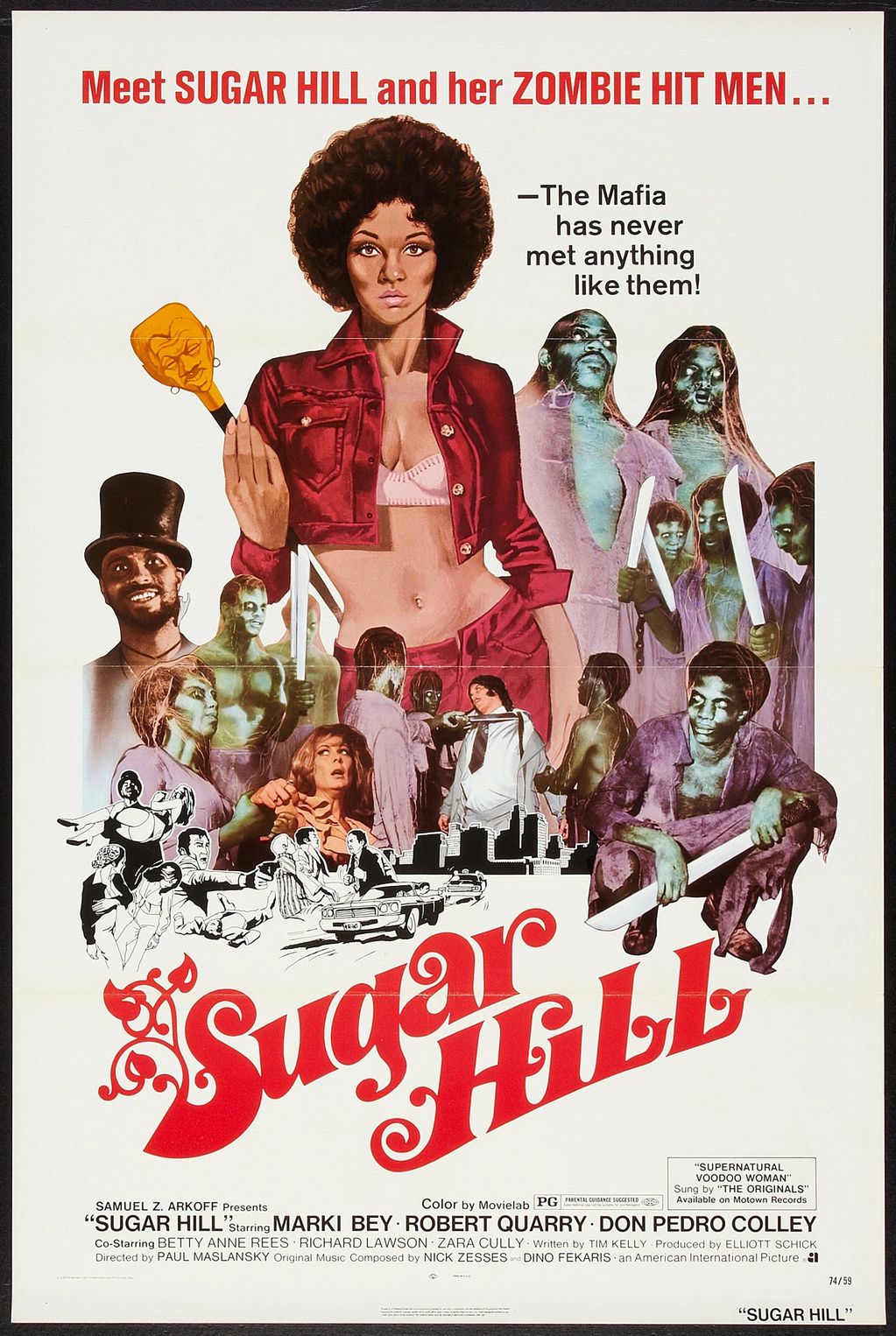 Sugar Hill (1974 American International)
Rating: C9 Fine-V. Fine
27x41 - One Sheet Size
