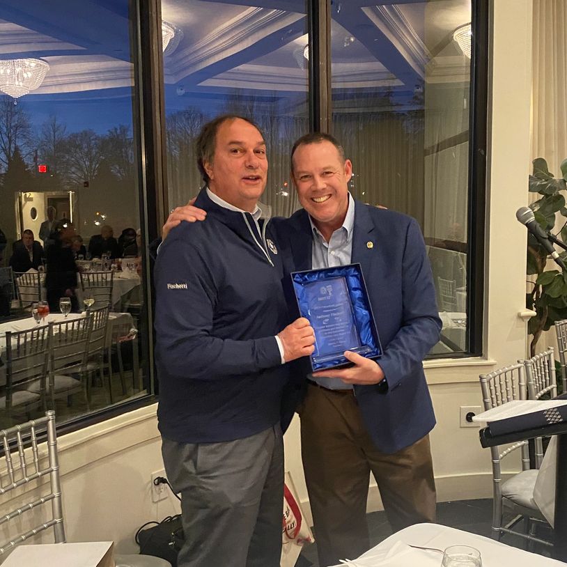 2025 President Award Recipient Anthony Fischetti presented by President Darren T. Moran