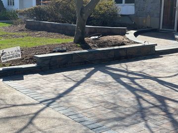 Cambridge pavers 6x9 border 