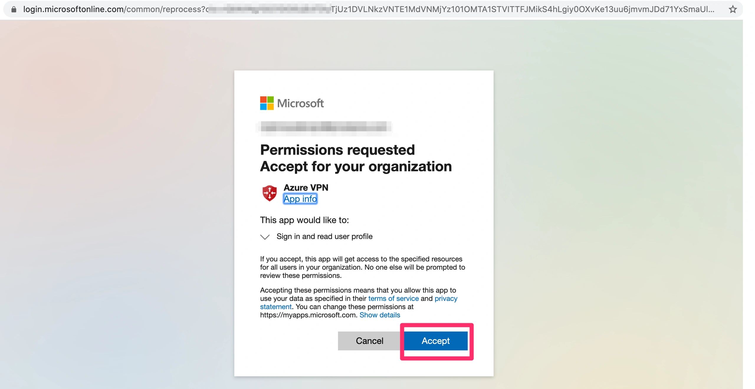 Native Azure AD Authentication For Point to Site VPN