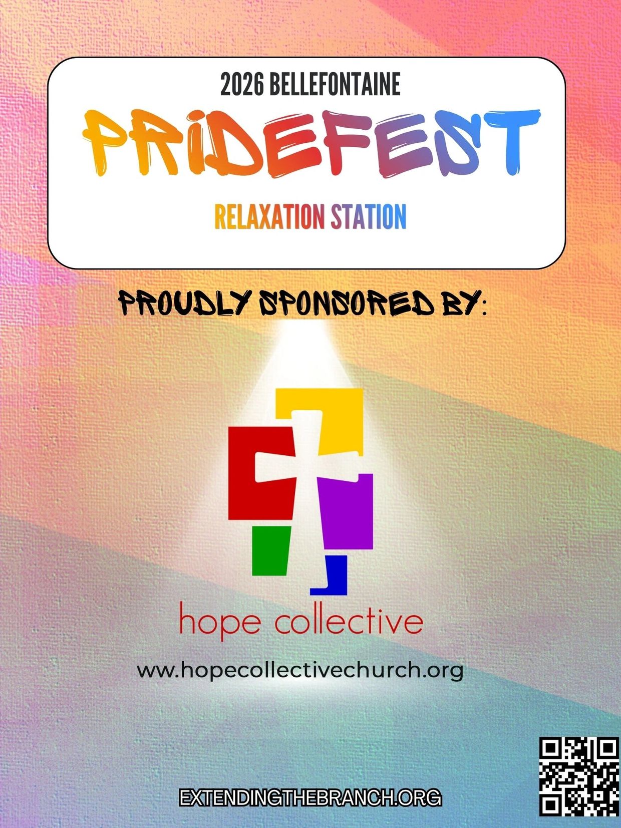 2026 Bellefontaine PrideFest Relaxation Station sponsored by Hope Collective.