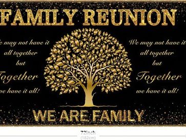 Family Reunion merchandise.

Subject to availability at the supplier, LJSFHS can provide merchandise