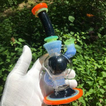 crushed opal ball rig made by Big J Glass 