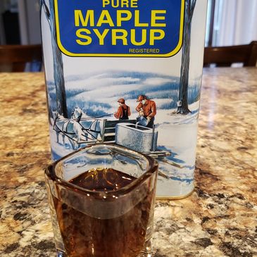 Drink maple syrup